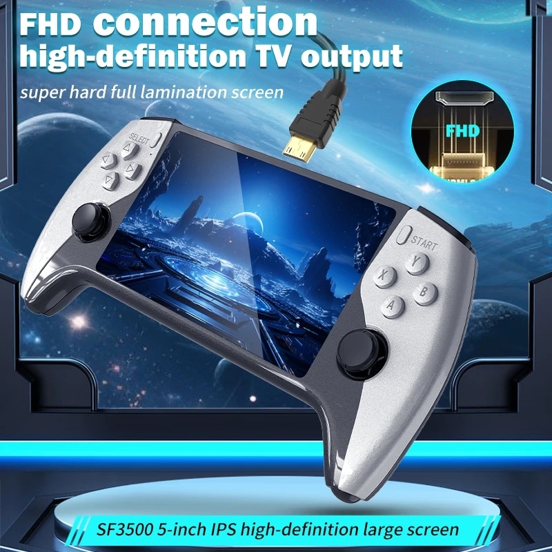 Gaming Console With Gta - SF3500 Retro Portable Handheld Video Game