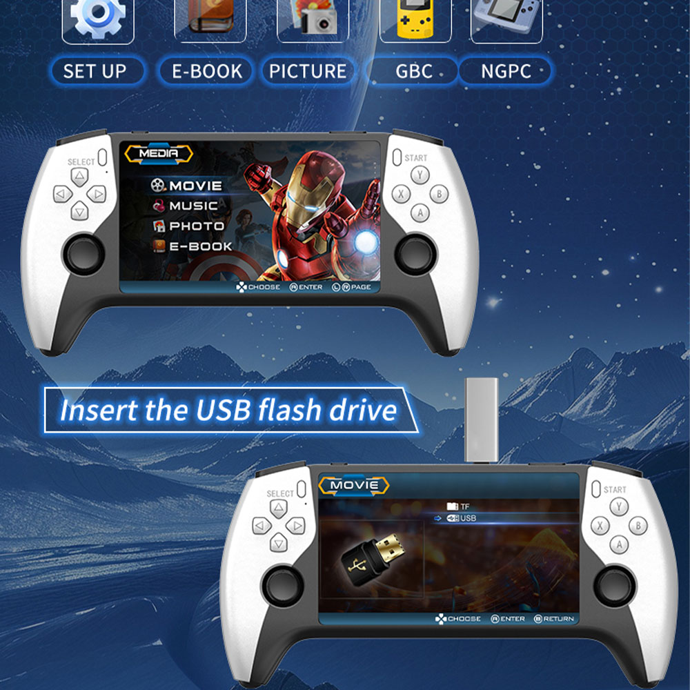 2026 New SF3500 5 Inch Handhel - Gaming Console With Gta 评论和价格