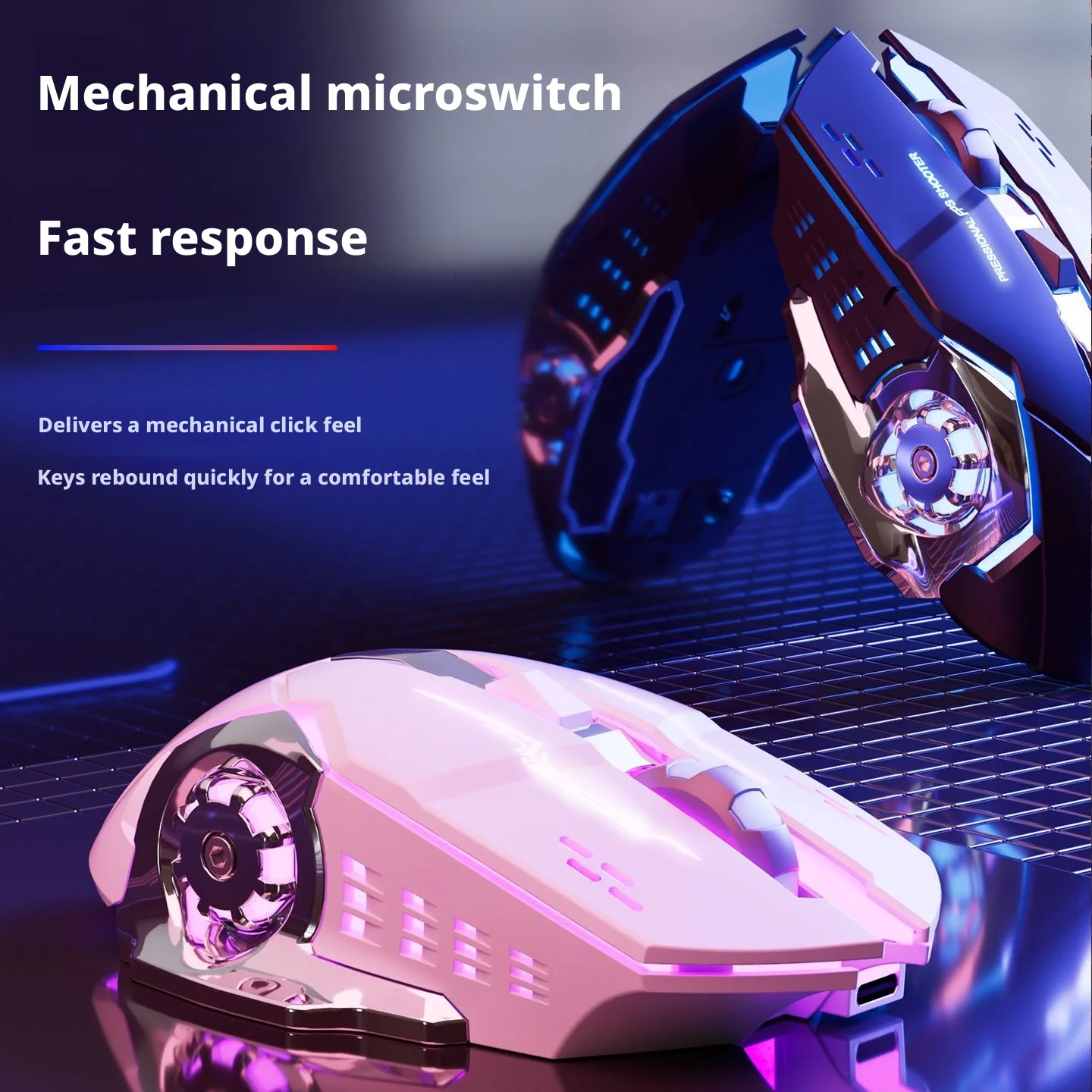 RGB Light Wireless Gaming Mous - Gaming Console Buttons 评论和价格