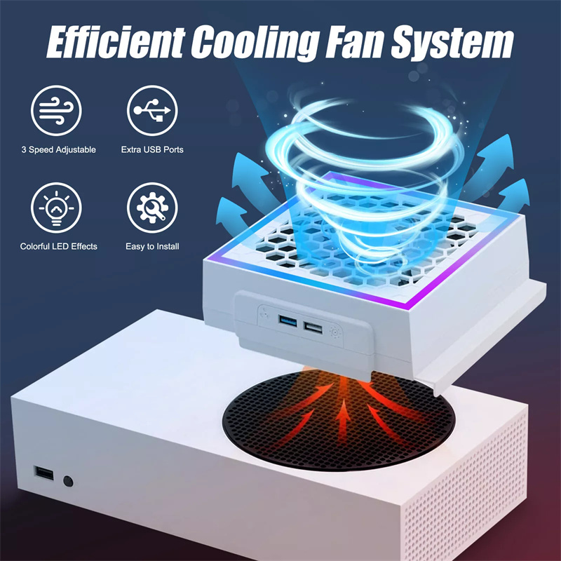 LED Cooling Fan Atmosphere Lig - Gaming Console Xbox Series S 评论和价格