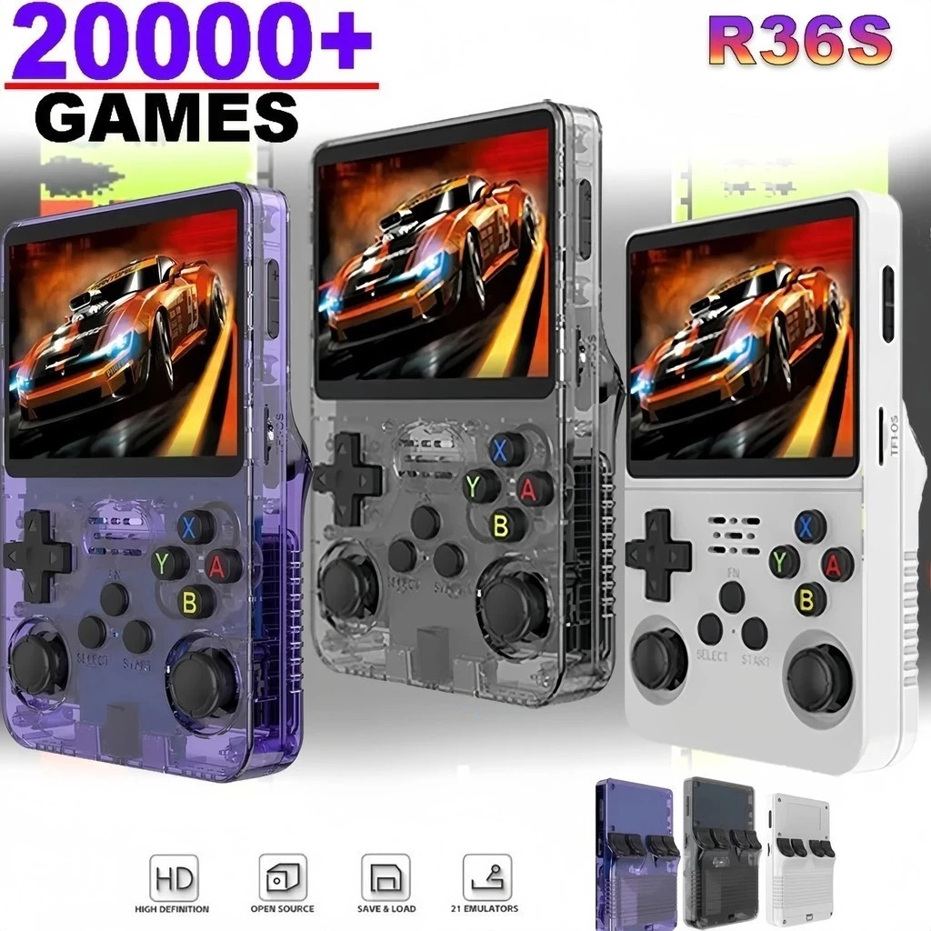 Mini R36S Retro Handheld Video - Gaming Console X80 评论和价格