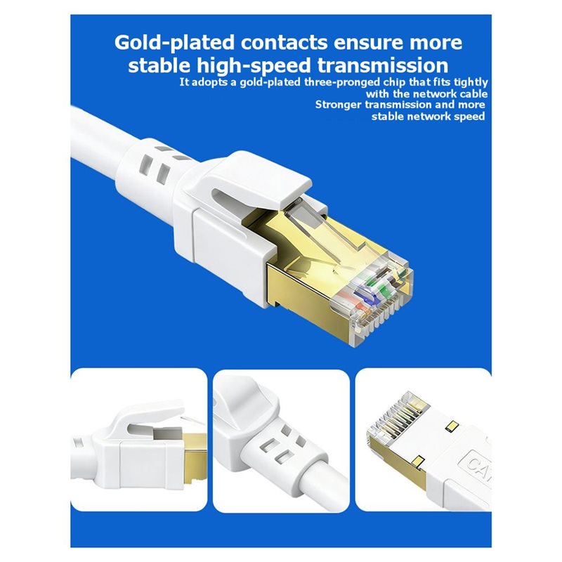 A13E-Cat8 Ethernet Cable Doubl - Lan Cable Gaming 评论和价格
