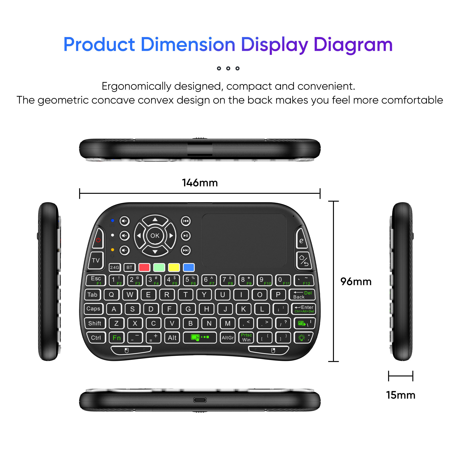 New M9 BT&2.4G Mini Wireless K - Gaming Console For Smart Tv 评论和价格