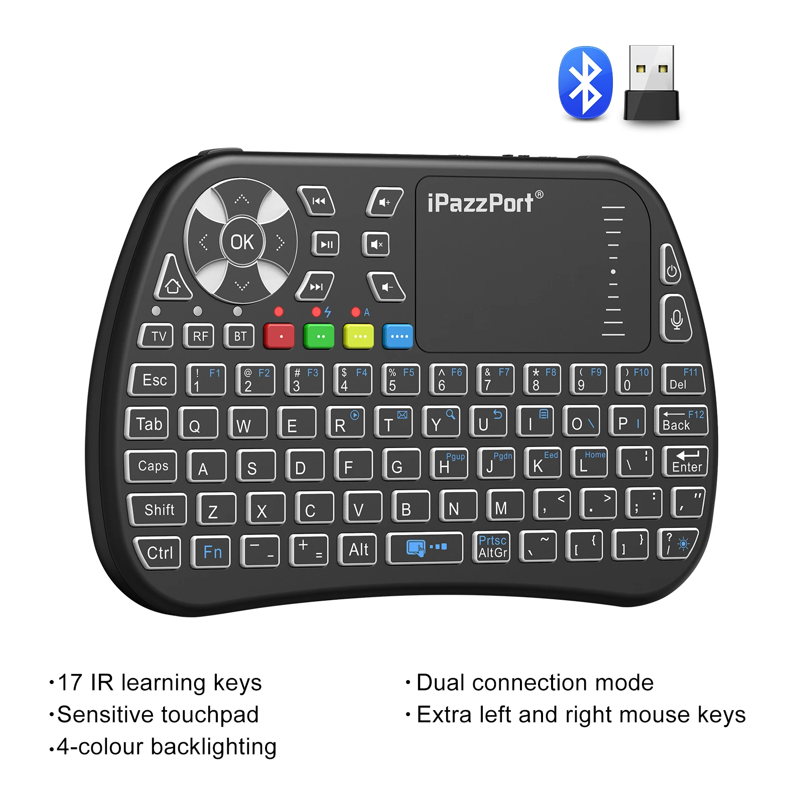 IPazzPort Bluetooth Mini Keybo - Gaming Console For Smart Tv 评论和价格