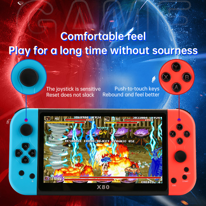 X80 Retro Handheld Game Consol - Gaming Console X80 评论和价格