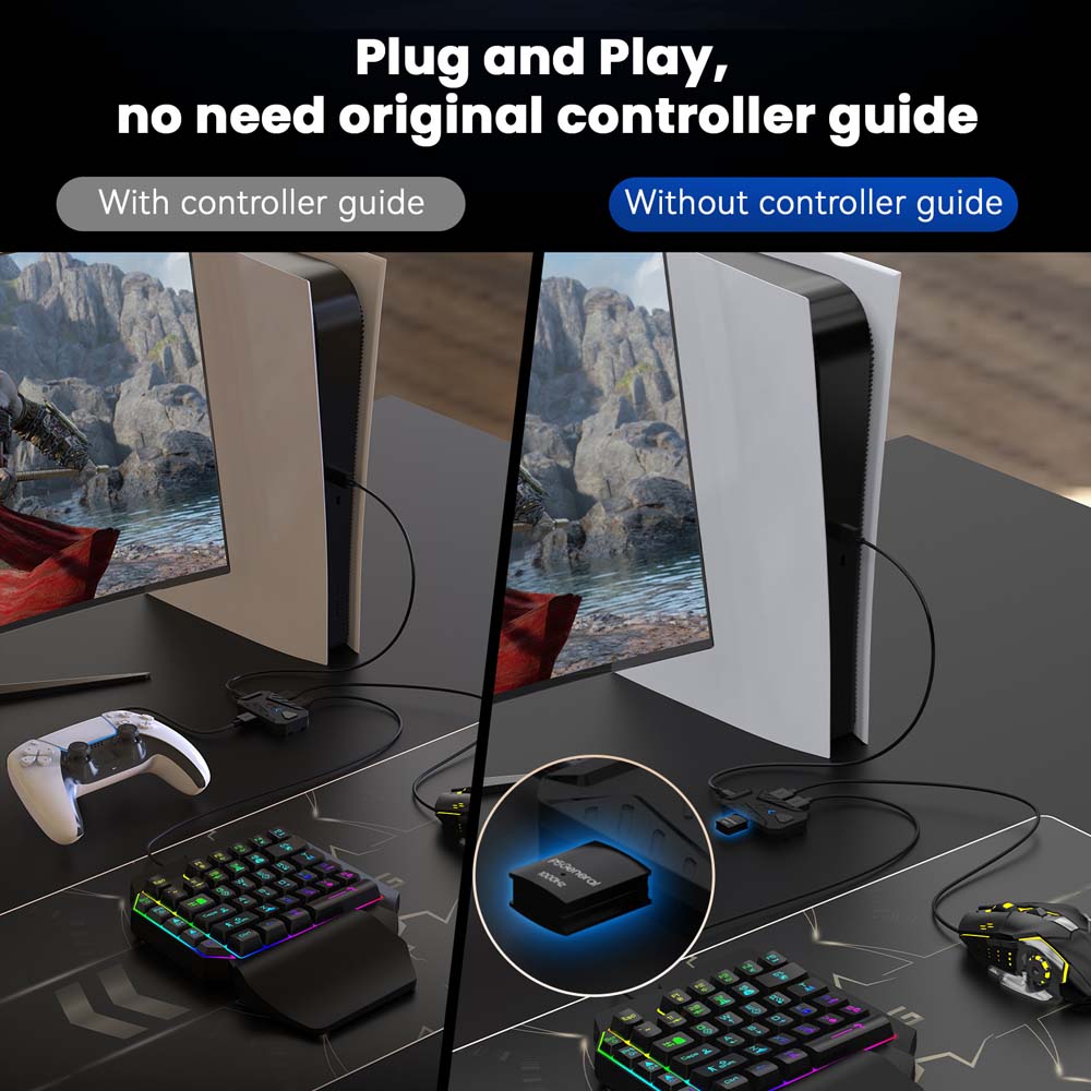 for PS5 Gaming Keyboard Mouse  - Gaming Console Buttons 评论和价格