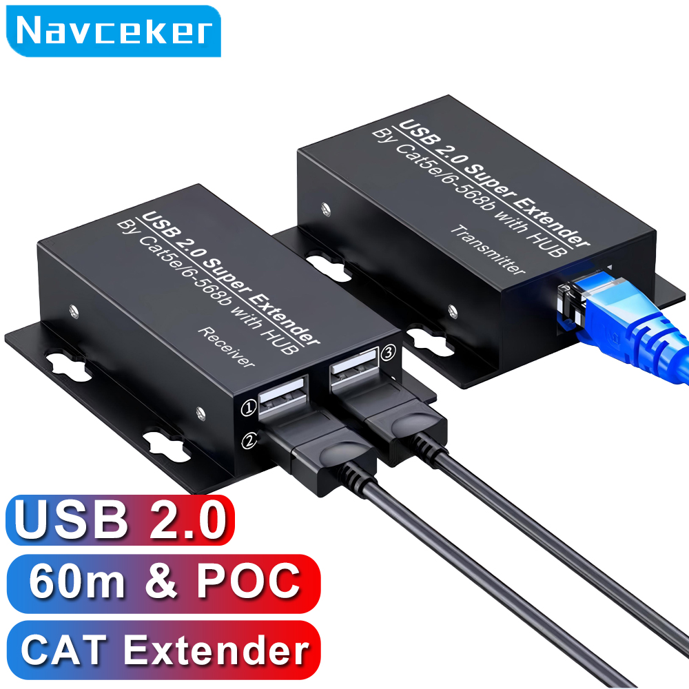 ProAV USB 2.0 Extender 60M Ove - Lan Cable Gaming 评论和价格