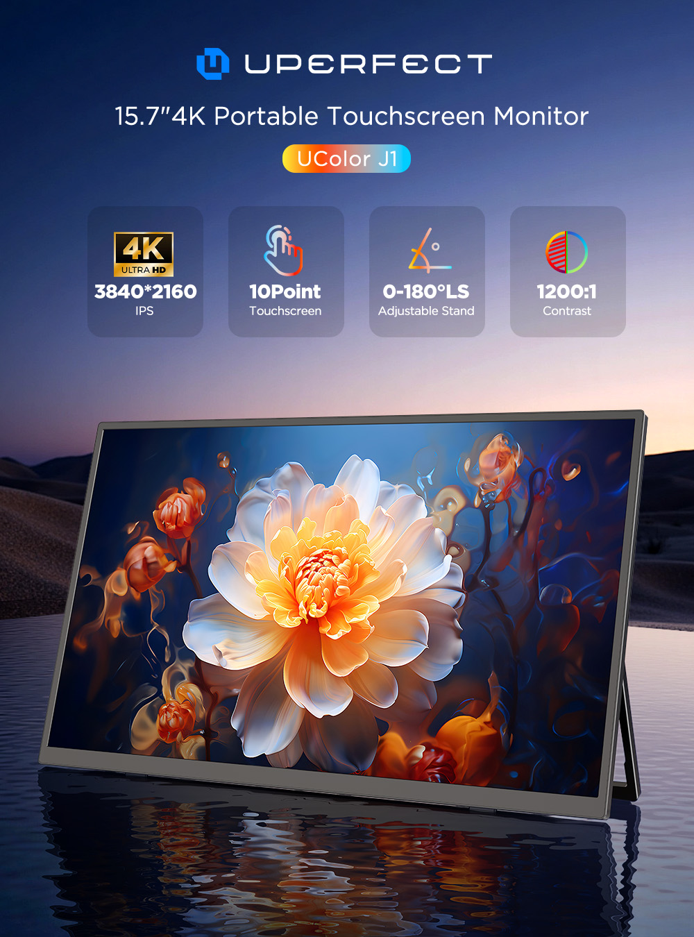 UPERFECT 4K Portable Monitor T - Gaming Console X80 评论和价格