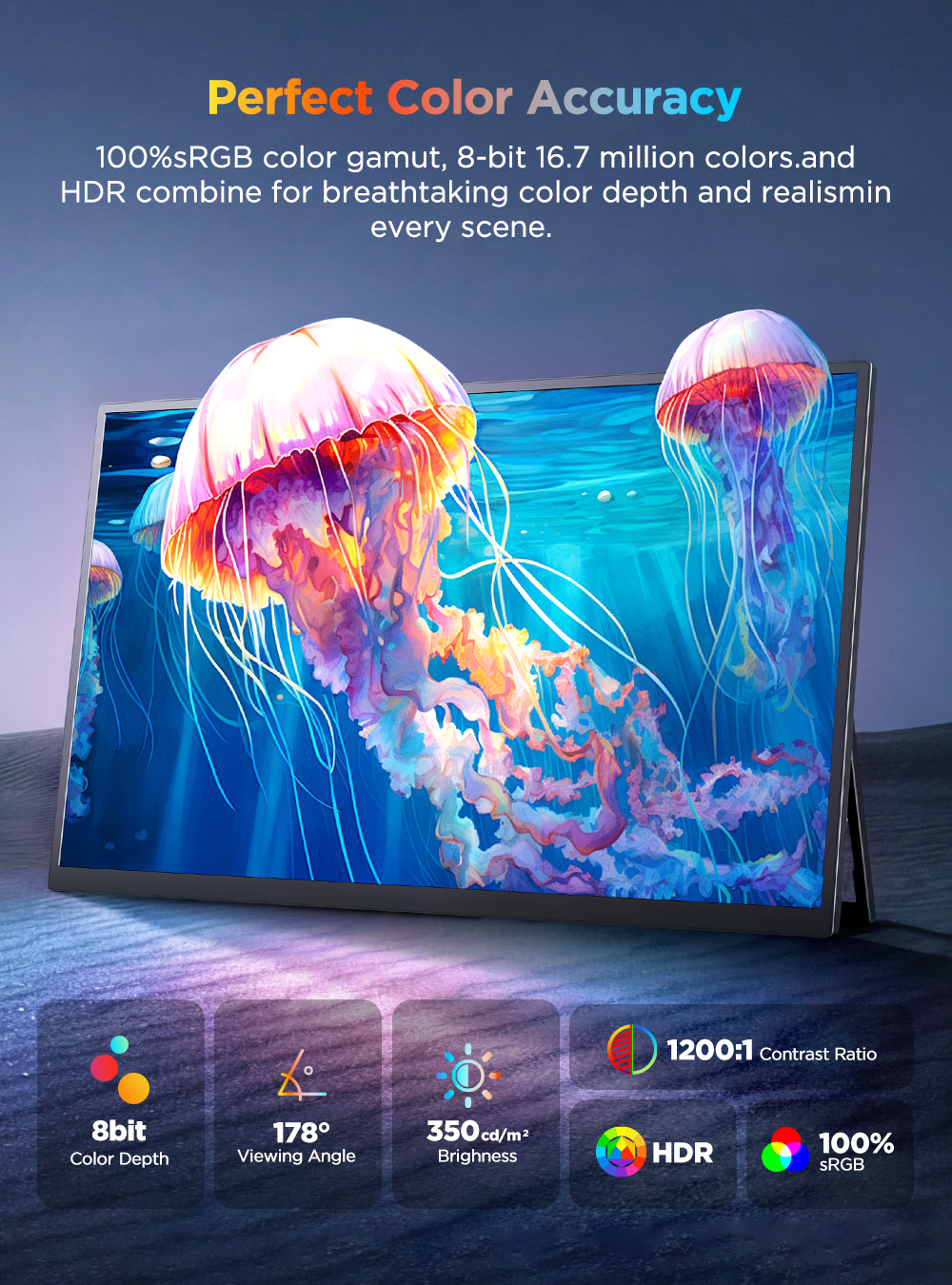 UPERFECT 4K Portable Monitor T - Gaming Console X80 评论和价格