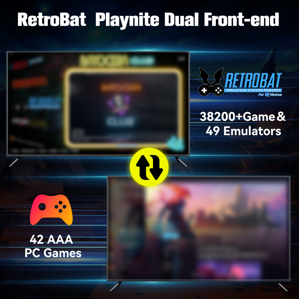 Retrobat＆Playnite System HDD R - Gaming Console With Gta 评论和价格