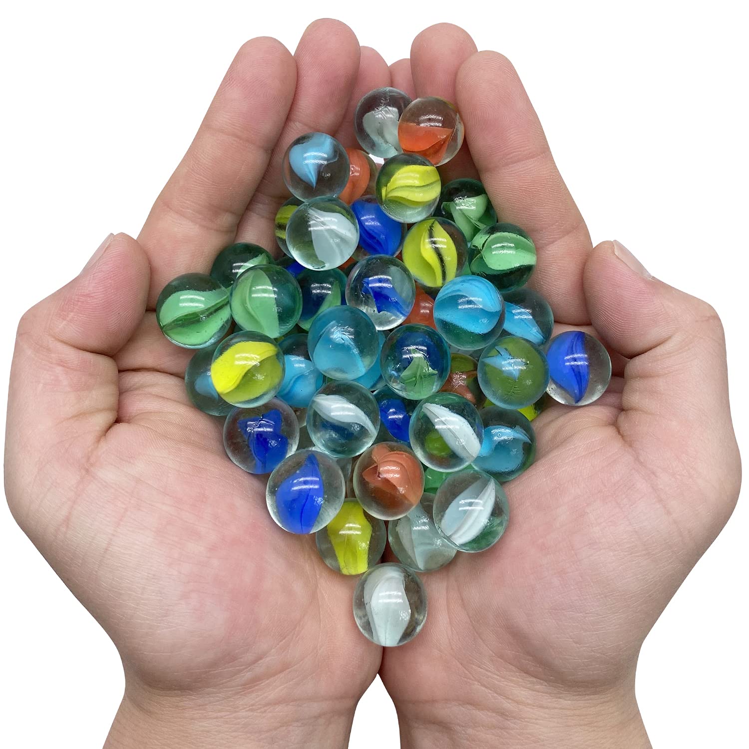 50/100/150pcs Glass Ball 14Mm  - Gaming Console Kids 评论和价格