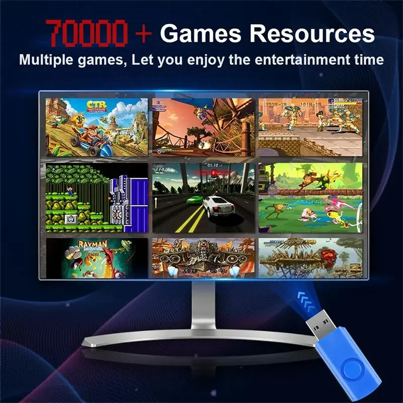 Retro Gaming Console 70000+ Ga - Gaming Console With Gta 评论和价格