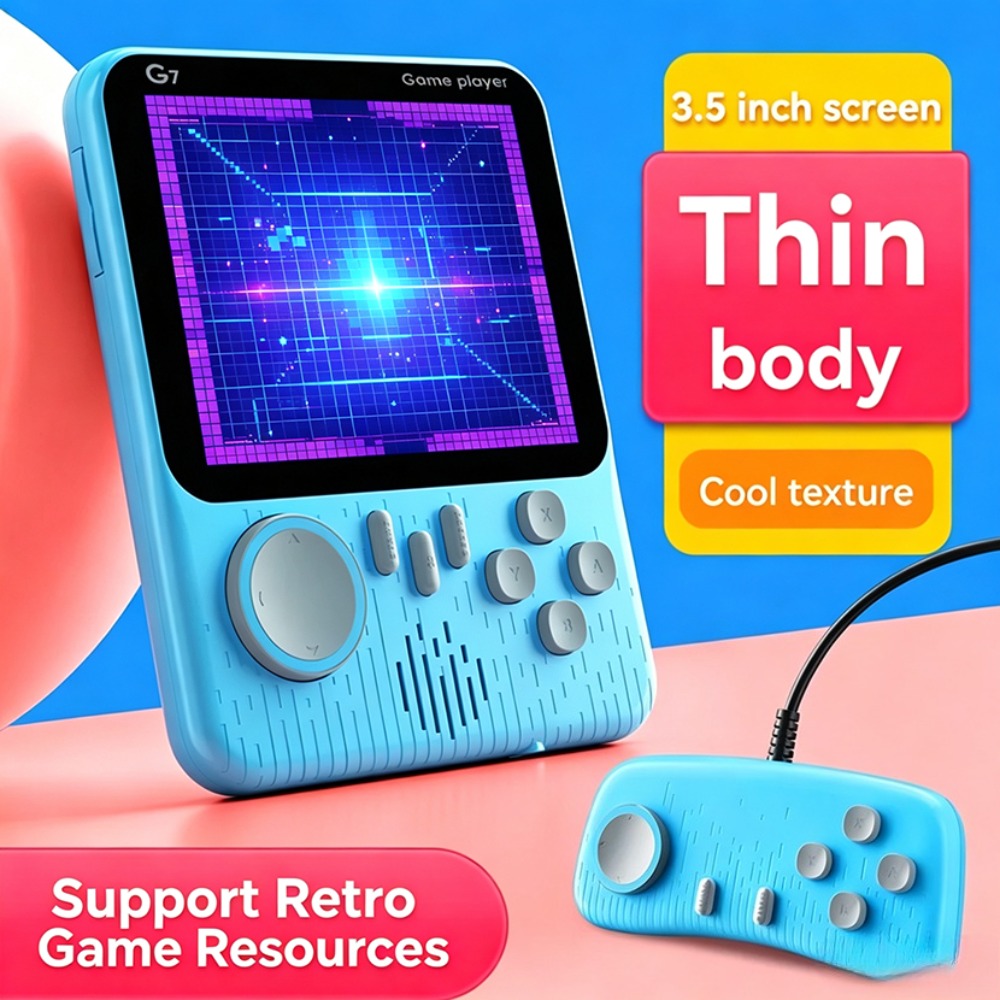 G7 Portable Retro Handheld Gam - Gaming Console Kids 评论和价格