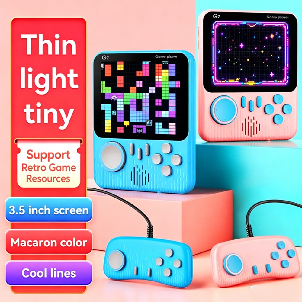 G7 Portable Retro Handheld Gam - Gaming Console Kids 评论和价格