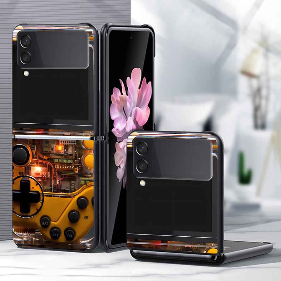 Case for Samsung Galaxy Z Flip - Gaming Console Logo 评论和价格