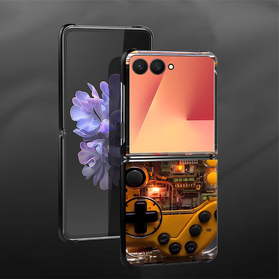 Case for Samsung Galaxy Z Flip - Gaming Console Logo 评论和价格