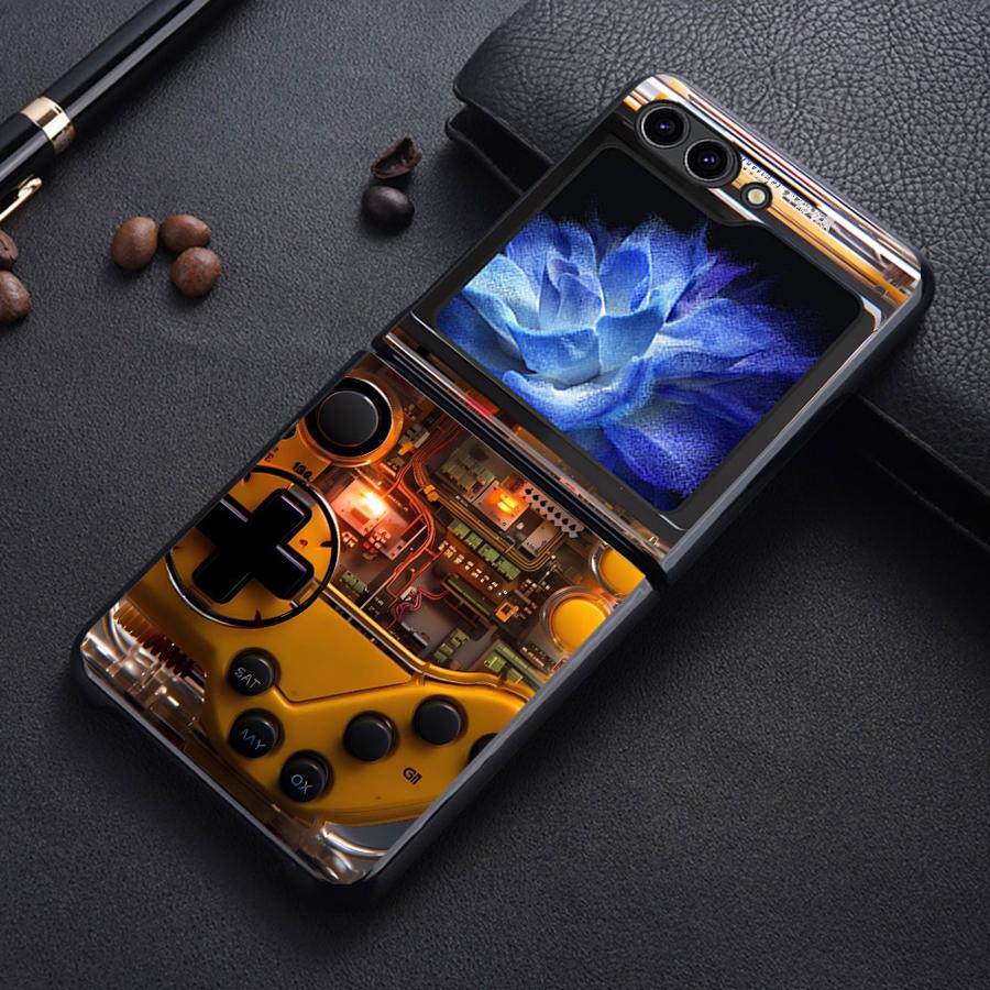 Case for Samsung Galaxy Z Flip - Gaming Console Logo 评论和价格