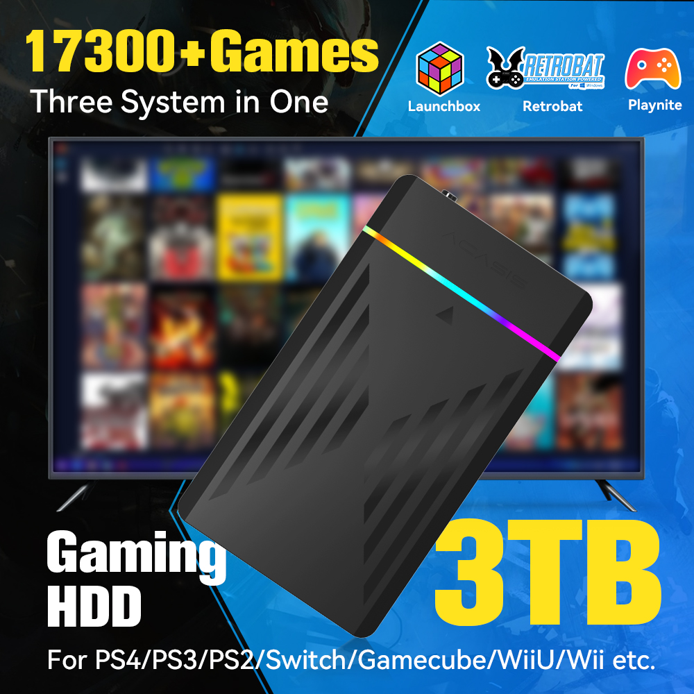3TB Portable Gaming HDD Launch - Gaming Console With Gta 评论和价格